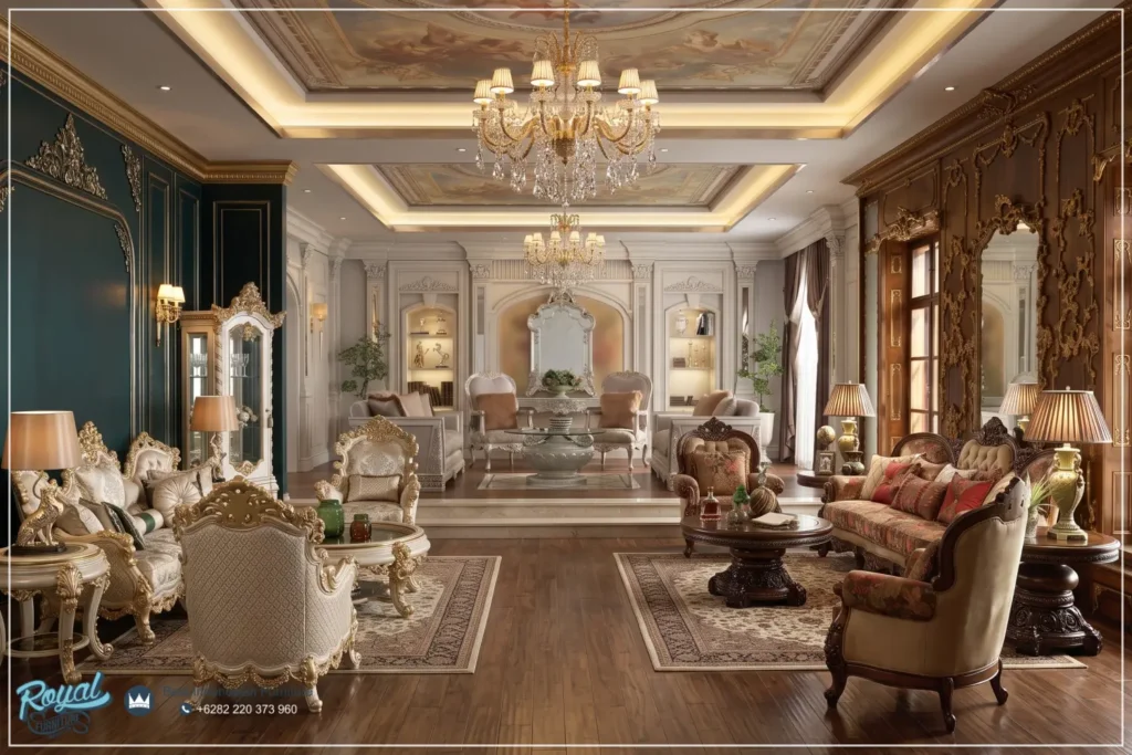 Desain Sofa Tamu Mewah Klasik yang Tidak Lekang Waktu dari Royal Furniture