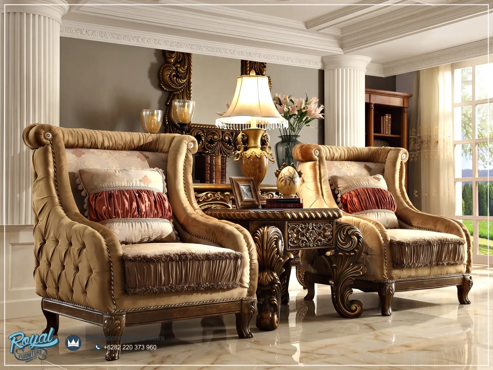 Kursi Teras Set Sofa Tamu Sultan Luxury