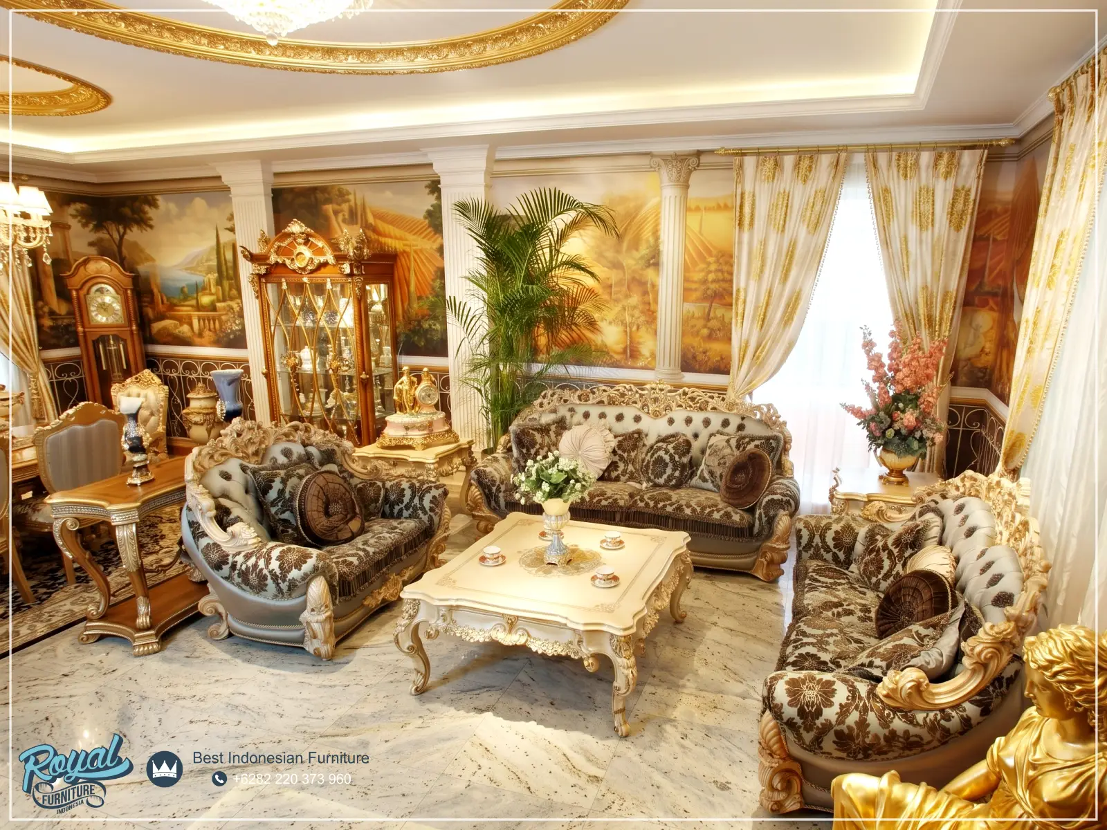 Model Sofa Tamu Ukiran Mewah Beyond Luxury