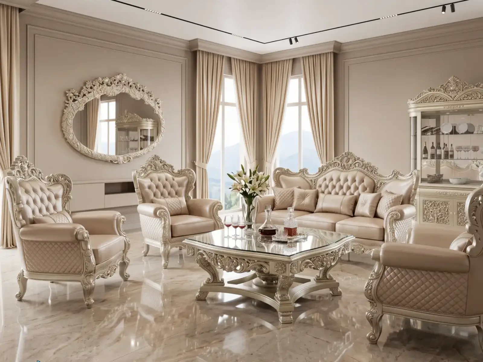 Set Sofa Tamu Mewah